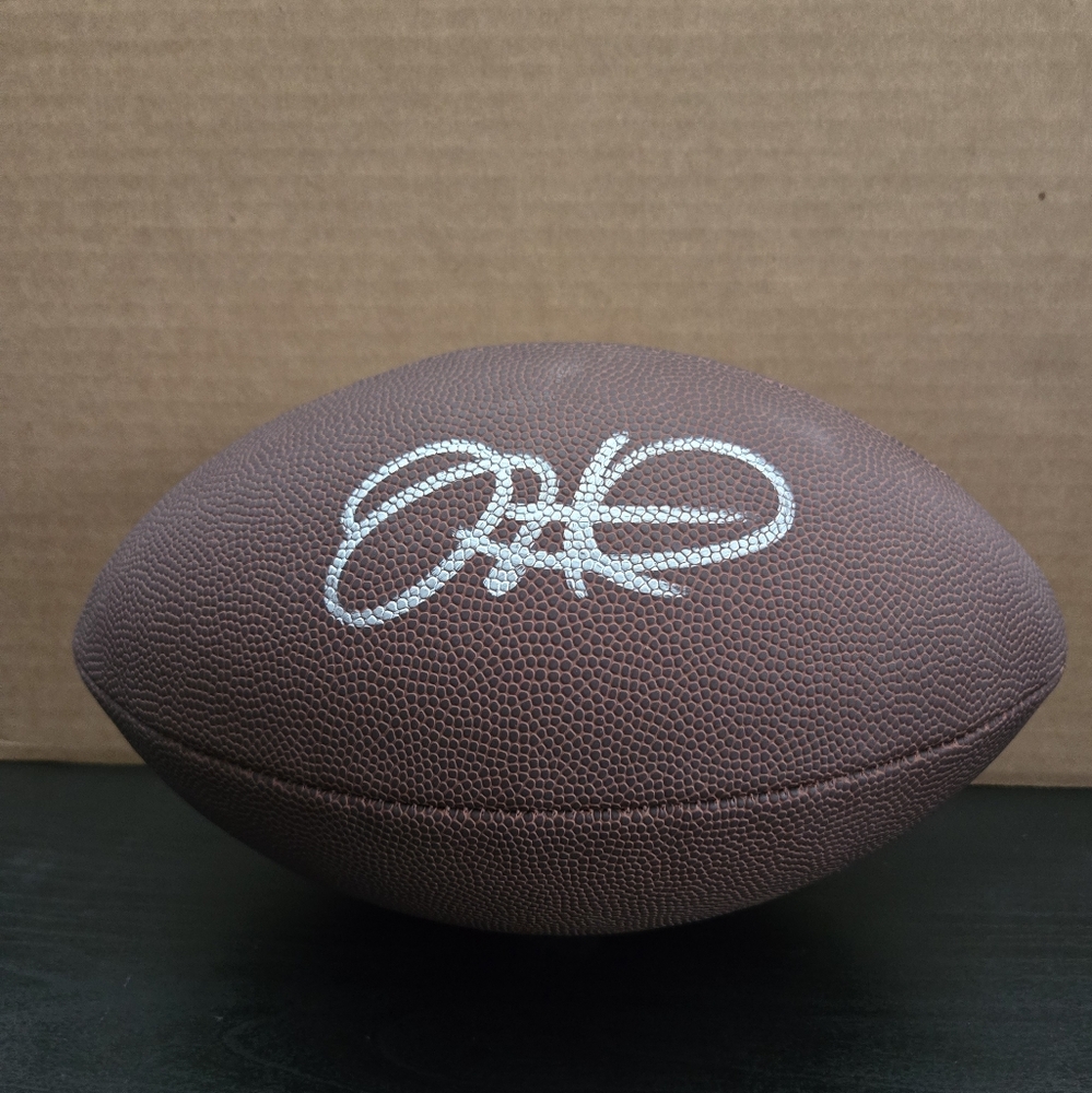 Jalen Hurts Philadelphia Eagles Signed Football 5-Star Cert.